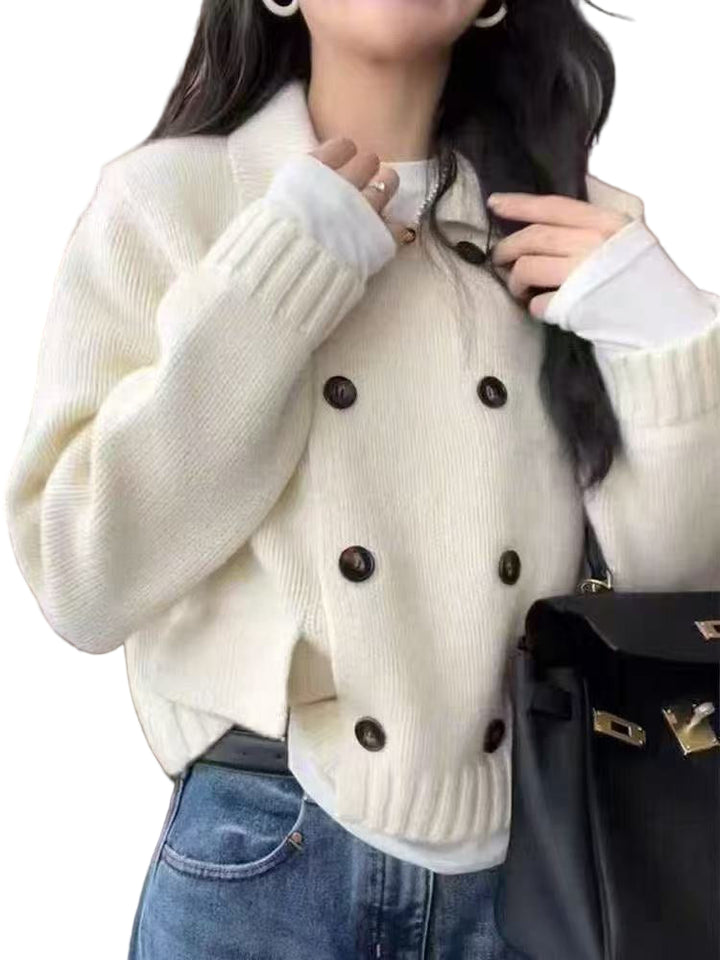 Women's Double-Breasted Cardigan