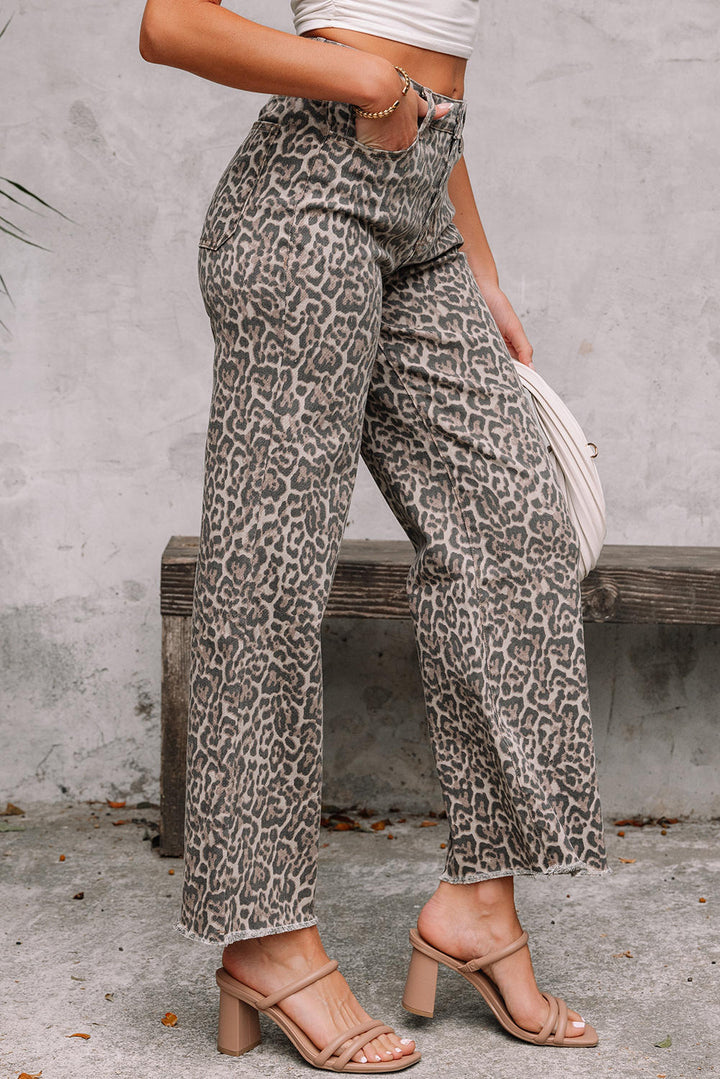 Women's Leopard Print Pants