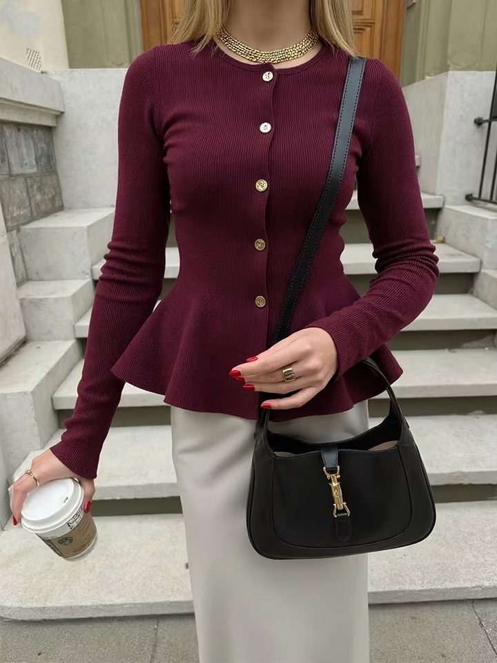 Women's Rib-Knit Cardigan