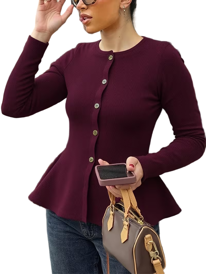 Women's Rib-Knit Cardigan